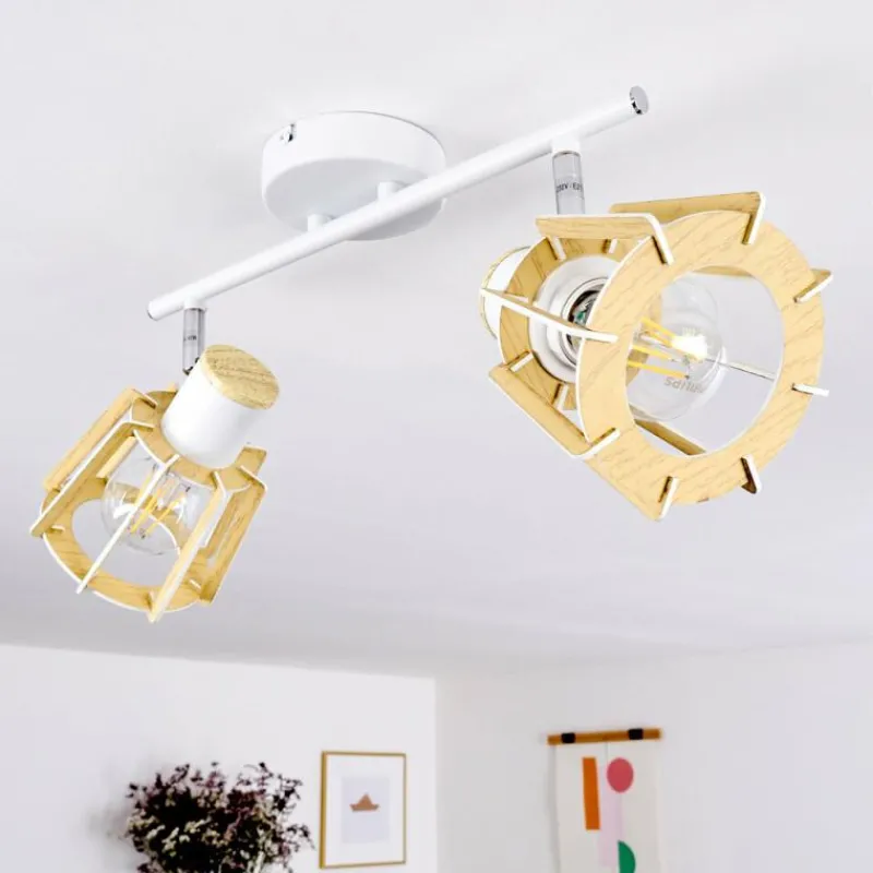 hofstein Plafonnier Rieti Blanc, 2 lumières