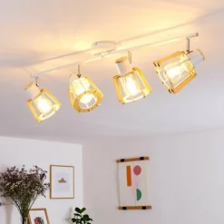 hofstein Plafonnier Rieti Blanc, 4 lumières