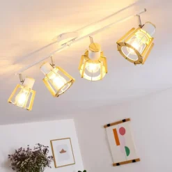 hofstein Plafonnier Rieti Blanc, 4 lumières