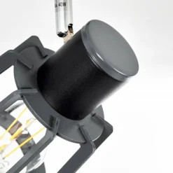 hofstein Plafonnier Rieti Noir, 3 lumières