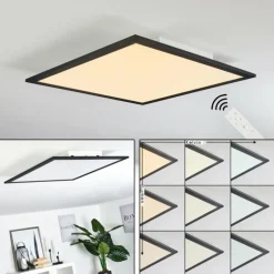 hofstein Plafonnier Ringuelet LED Blanc, 1 lumière, Télécommandes