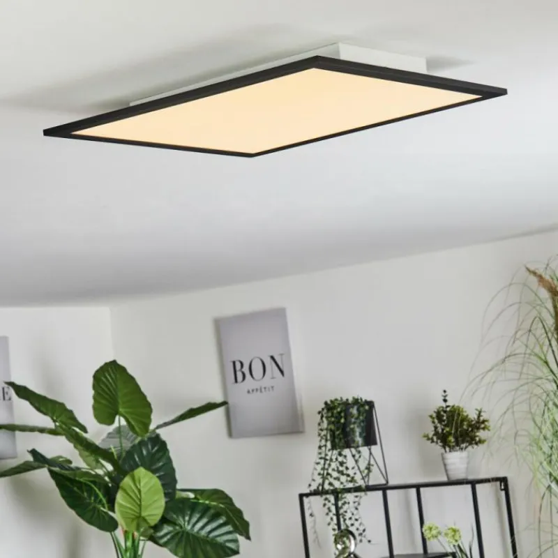 hofstein Plafonnier Ringuelet LED Blanc, 1 lumière, Télécommandes