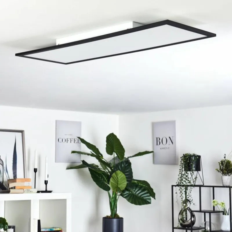 hofstein Plafonnier Ringuelet LED Blanc, 1 lumière, Télécommandes