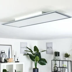 hofstein Plafonnier Ringuelet LED Blanc, 1 lumière, Télécommandes