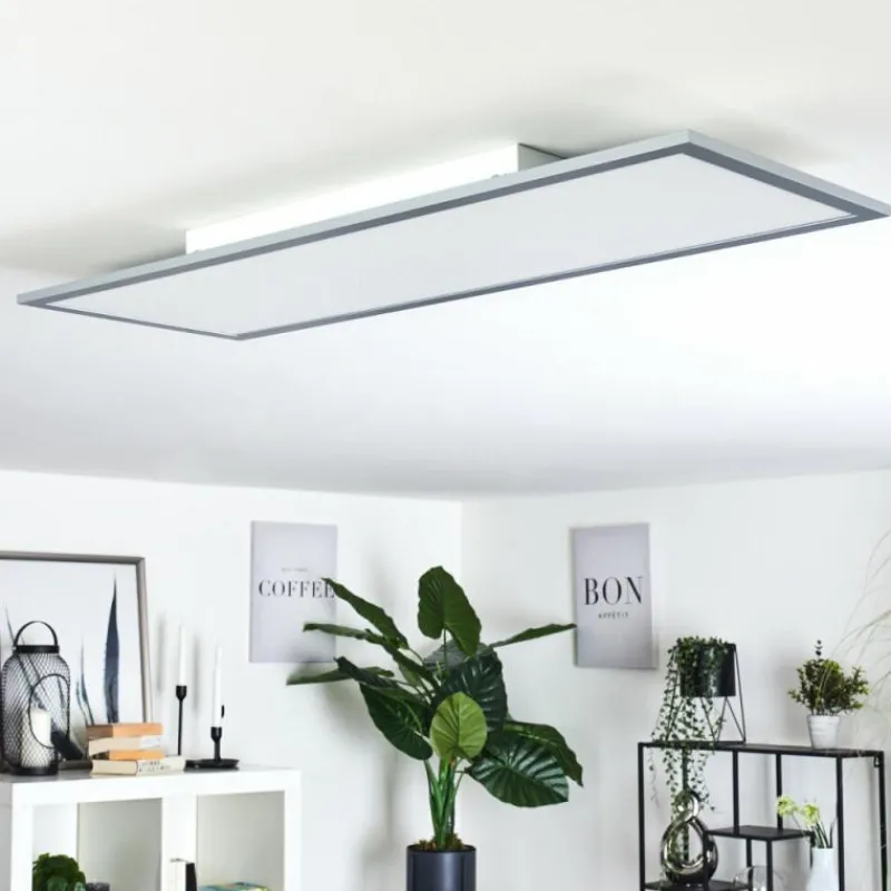 hofstein Plafonnier Ringuelet LED Blanc, 1 lumière, Télécommandes