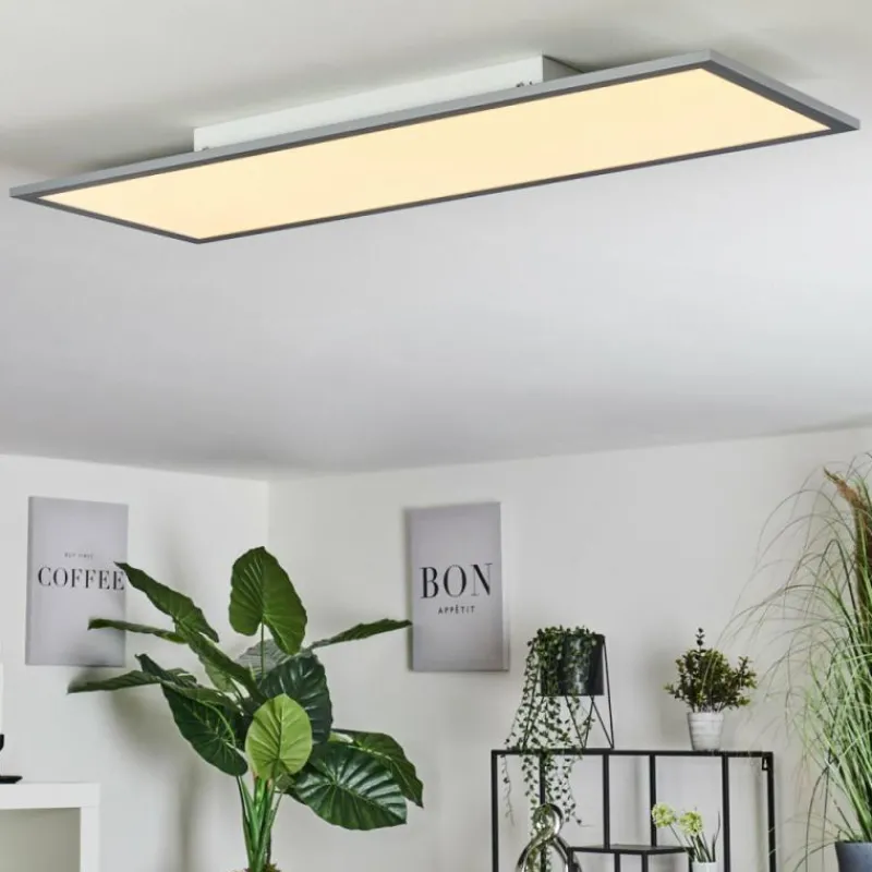 hofstein Plafonnier Ringuelet LED Blanc, 1 lumière, Télécommandes