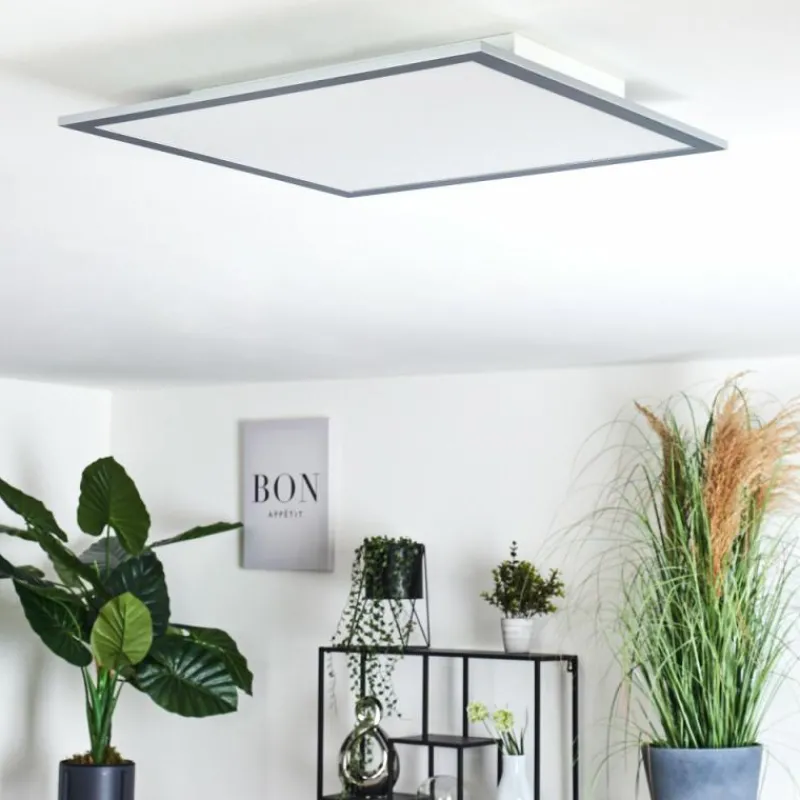 hofstein Plafonnier Ringuelet LED Blanc, 1 lumière, Télécommandes