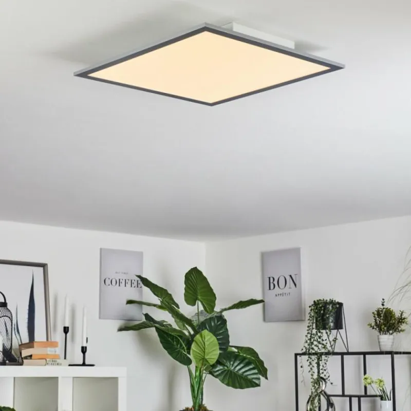 hofstein Plafonnier Ringuelet LED Blanc, 1 lumière, Télécommandes