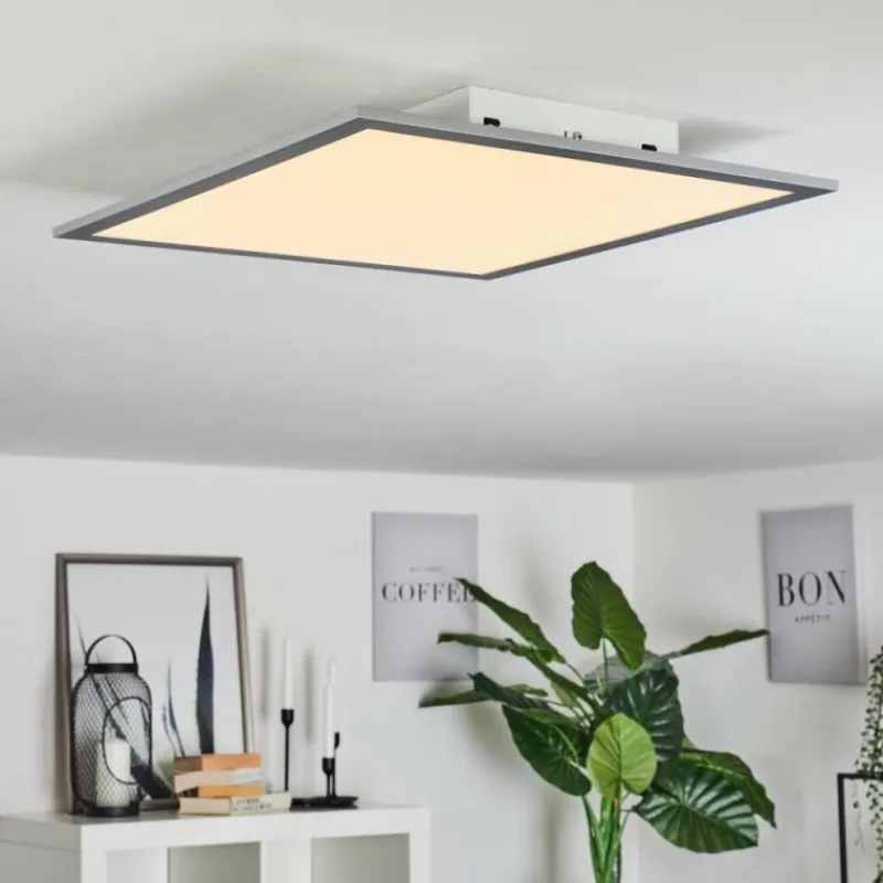 hofstein Plafonnier Ringuelet LED Blanc, 1 lumière, Télécommandes