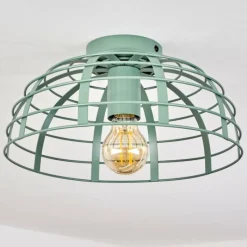 Lampes Vintages & Rétros-hofstein Plafonnier Rivers Bleu, 1 lumière