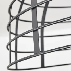 Lampes Vintages & Rétros-hofstein Plafonnier Rivers Noir, 1 lumière