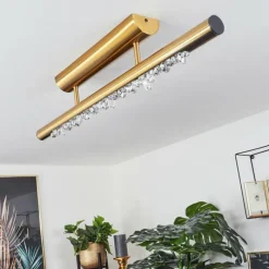 hofstein Plafonnier Rodeche LED Laiton, 1 lumière