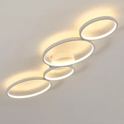hofstein Plafonnier Rodekro LED Blanc, 1 lumière