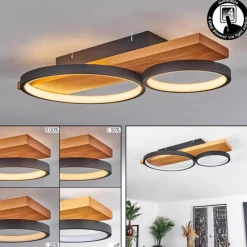 Luminaires Scandinaves-hofstein Plafonnier Rodekro LED Écru, Noir, 1 lumière