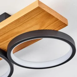 Luminaires Scandinaves-hofstein Plafonnier Rodekro LED Écru, Noir, 1 lumière