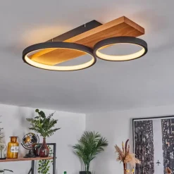 Luminaires Scandinaves-hofstein Plafonnier Rodekro LED Écru, Noir, 1 lumière