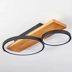 Luminaires Scandinaves-hofstein Plafonnier Rodekro LED Écru, Noir, 1 lumière
