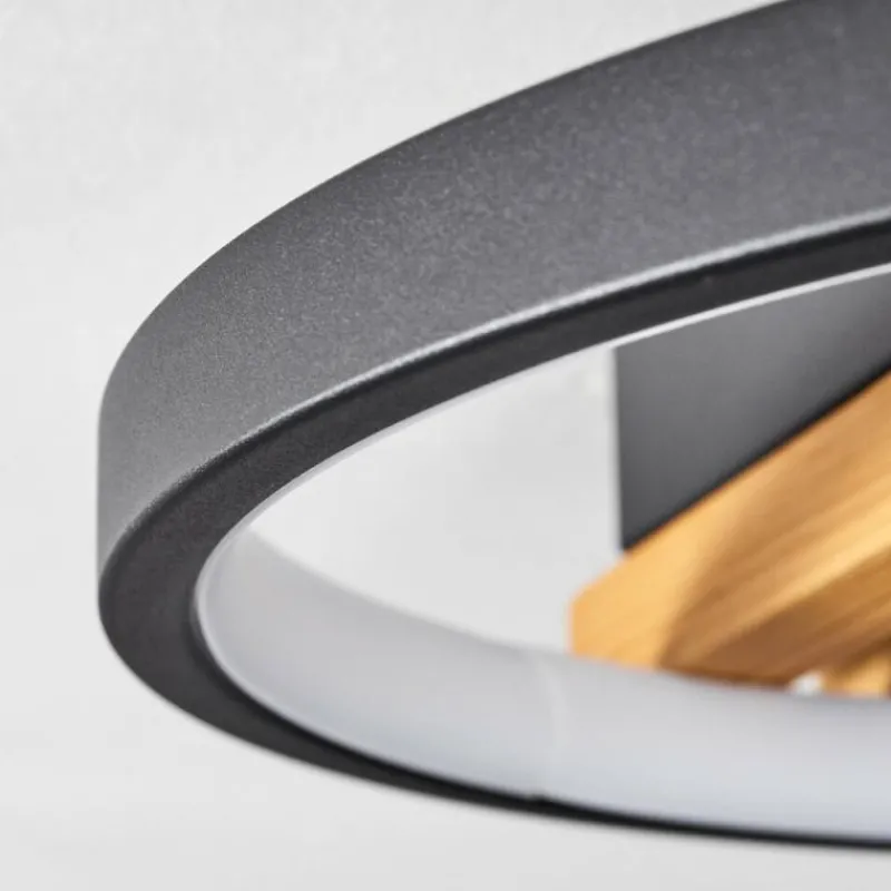 hofstein Plafonnier Rodekro LED Écru, Noir, 1 lumière