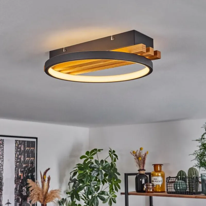 hofstein Plafonnier Rodekro LED Écru, Noir, 1 lumière