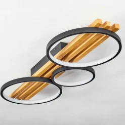 hofstein Plafonnier Rodekro LED Écru, Noir, 1 lumière