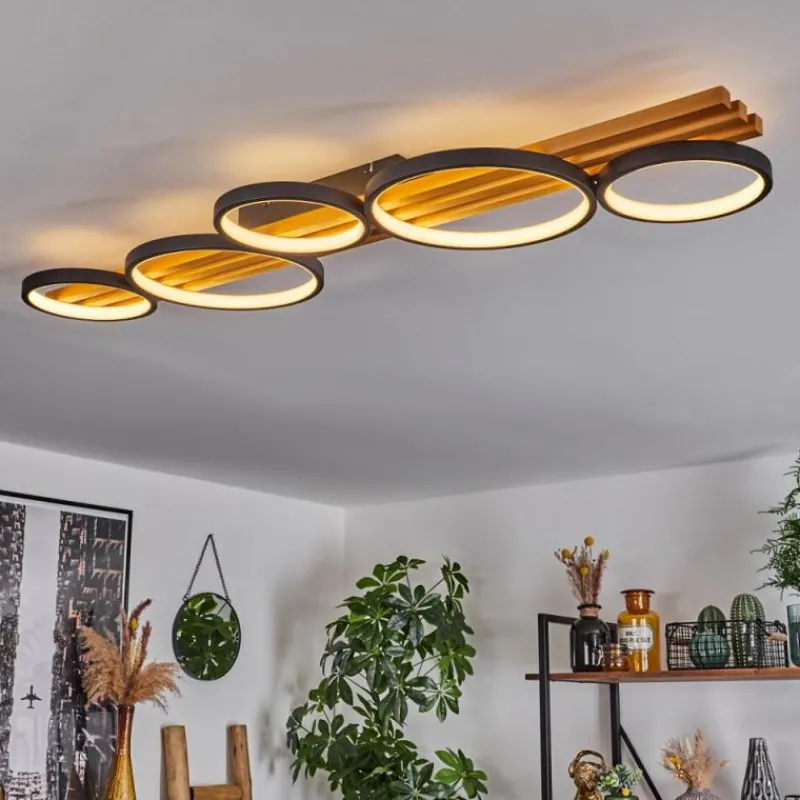 hofstein Plafonnier Rodekro LED Écru, Noir, 1 lumière