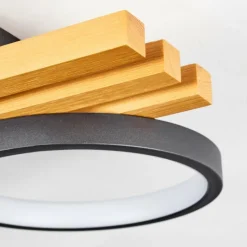 hofstein Plafonnier Rodekro LED Écru, Noir, 1 lumière