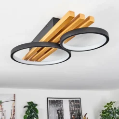 hofstein Plafonnier Rodekro LED Écru, Noir, 1 lumière