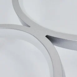 hofstein Plafonnier Rodekro LED Nickel mat, 4 lumières