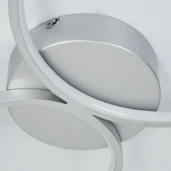 hofstein Plafonnier Rodekro LED Nickel mat, 1 lumière