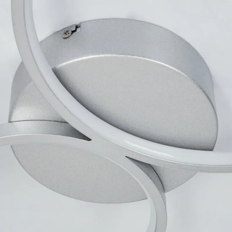 hofstein Plafonnier Rodekro LED Nickel mat, 1 lumière