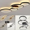 hofstein Plafonnier Rodekro LED Noir, 1 lumière