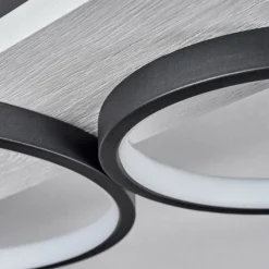 hofstein Plafonnier Rodekro LED Noir, Blanc, 1 lumière