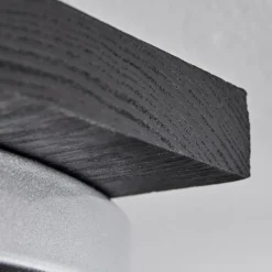 hofstein Plafonnier Rodekro LED Noir, Argenté, 1 lumière