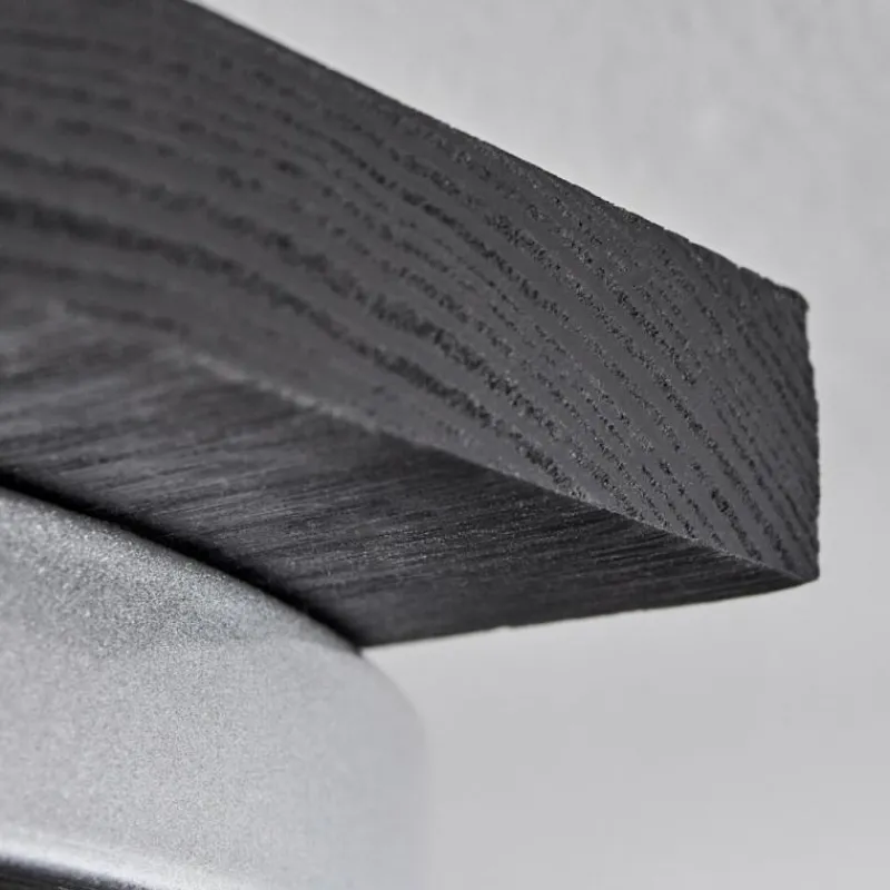 hofstein Plafonnier Rodekro LED Noir, Argenté, 1 lumière