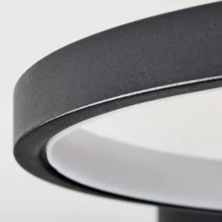 hofstein Plafonnier Rodekro LED Noir, 1 lumière