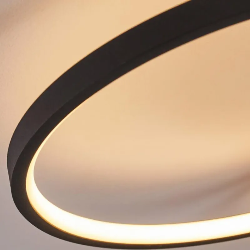 hofstein Plafonnier Rodekro Noir, 1 lumière