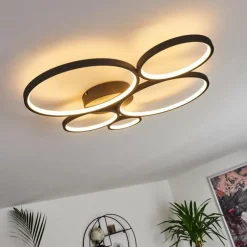 hofstein Plafonnier Rodekro Noir, 1 lumière