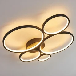 hofstein Plafonnier Rodekro Noir, 1 lumière