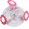 Lampes En Bois-Luminaires Elobra Plafonnier rond Elobra BALLONSCHAUKEL Rose, 1 lumière