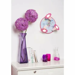 Lampes En Bois-Luminaires Elobra Plafonnier rond Elobra EINHORN Rose, 3 lumières