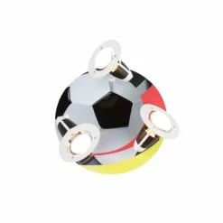 Lampes En Bois-Luminaires Elobra Plafonnier rond Elobra FUßBALL Multicolore, 3 lumières