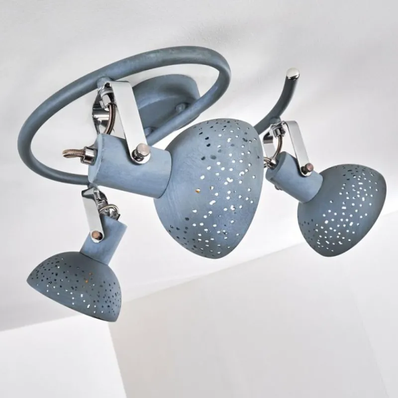 hofstein Plafonnier Ronia Gris, 3 lumières