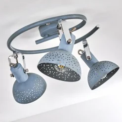 hofstein Plafonnier Ronia Gris, 3 lumières