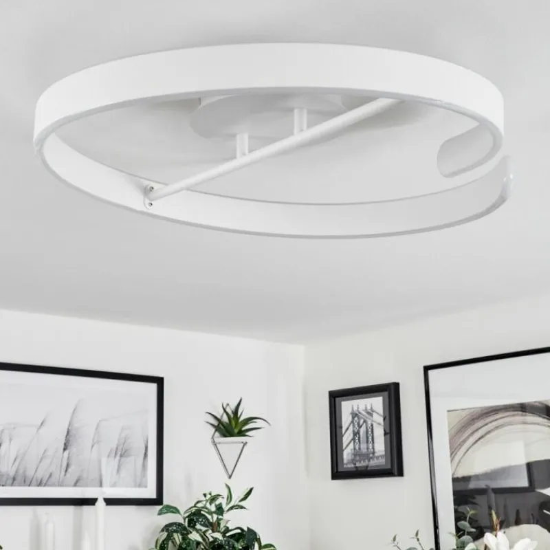 hofstein Plafonnier Rosemond LED Blanc, 1 lumière