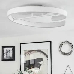 hofstein Plafonnier Rosemond LED Blanc, 1 lumière