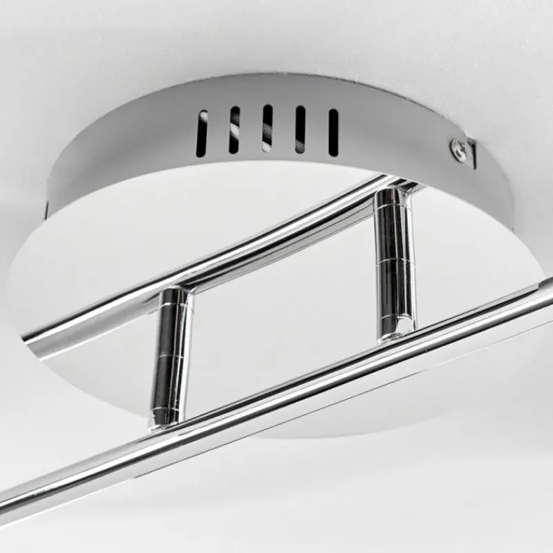 hofstein Plafonnier Rosemond LED Chrome, Blanc, 1 lumière