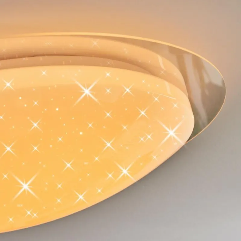 hofstein Plafonnier Rosenga LED Blanc, 1 lumière, Télécommandes