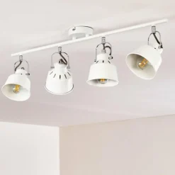 hofstein Plafonnier Safari Blanc, 4 lumières