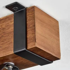 Luminaires Scandinaves-hofstein Plafonnier Safari Brun foncé, Noir, 1 lumière