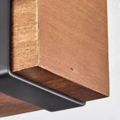 Luminaires Scandinaves-hofstein Plafonnier Safari Brun, Noir, 3 lumières